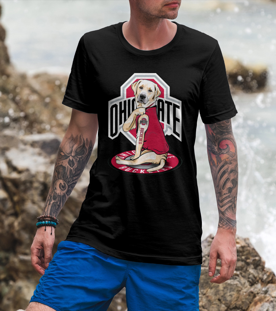Ohio State Buckeyes Labrador Retriever T-Shirt