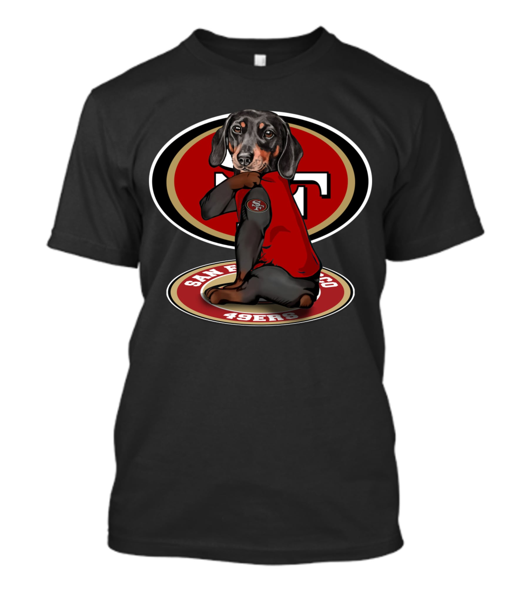 San Francisco 49ers Dachshunds Nfl Team T-Shirt