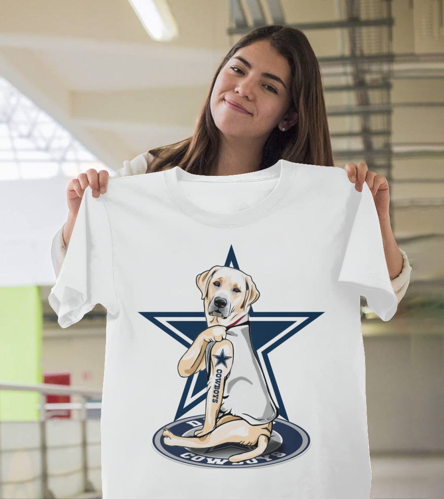 Cowboys Labrador Retriever Star T-Shirt