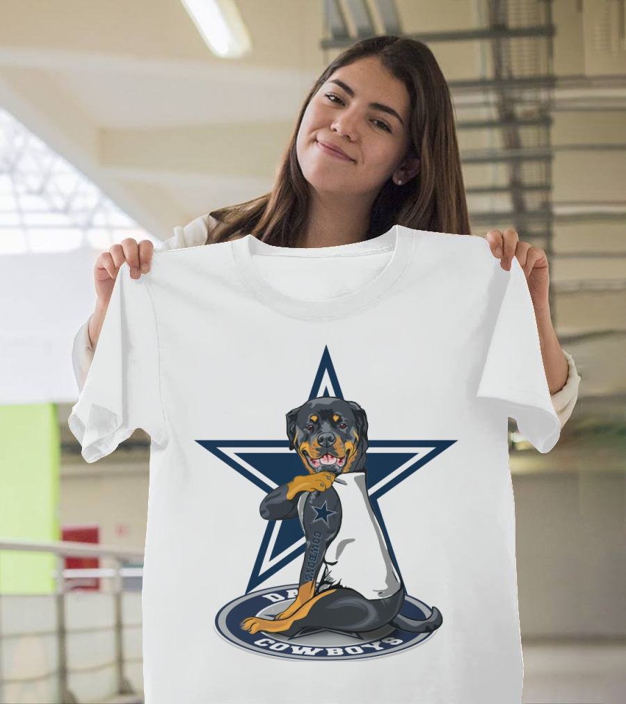 Dallas Cowboys Star Rottweiler T-Shirt