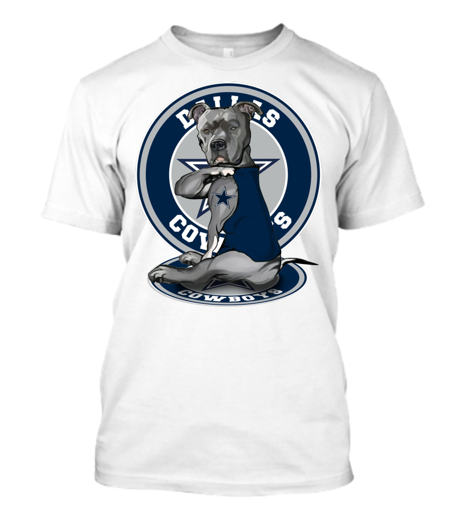 Dallas Cowboys Pitbull Star T-Shirt