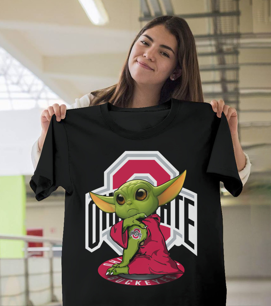 Ohio State Buckeyes Yoda Fan Tribute T-Shirt