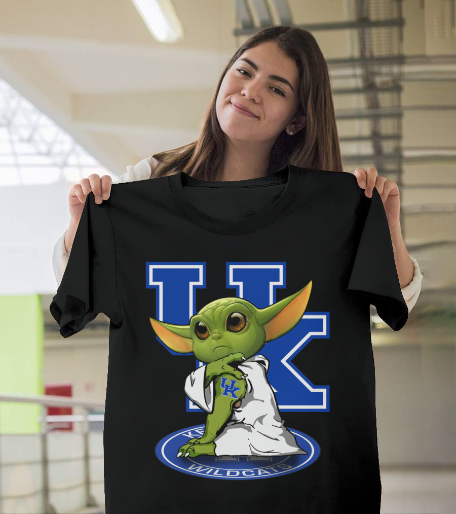 Kentucky Wildcats Yoda Baby UK T-Shirt