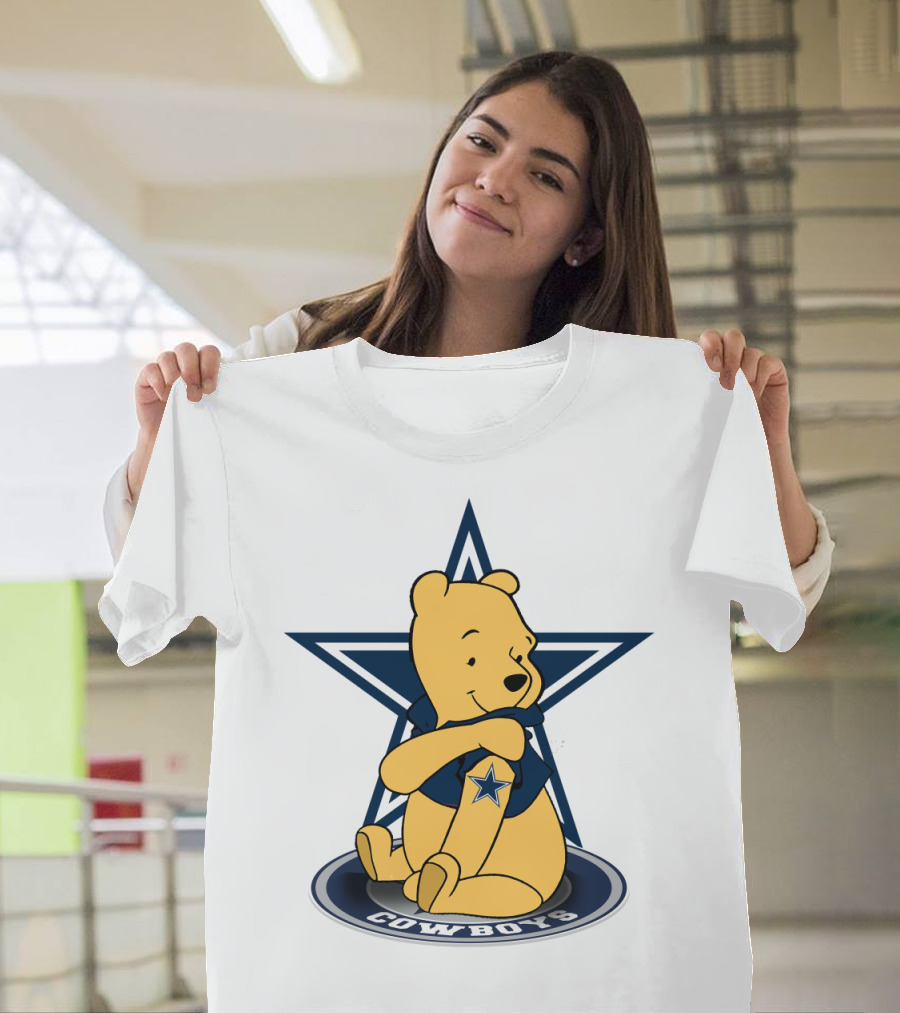 Pooh Bear Dallas Cowboys Star T-Shirt