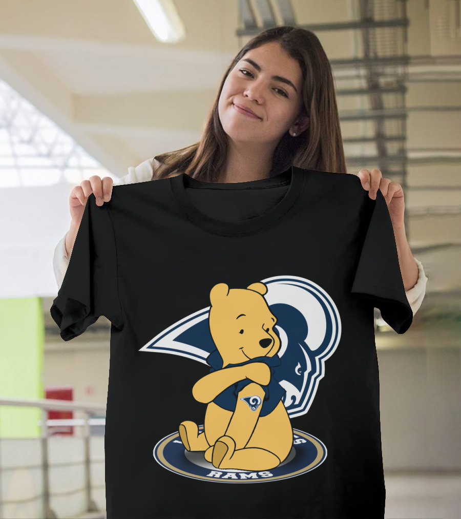 Pooh Rams LA Football Bear T-Shirt