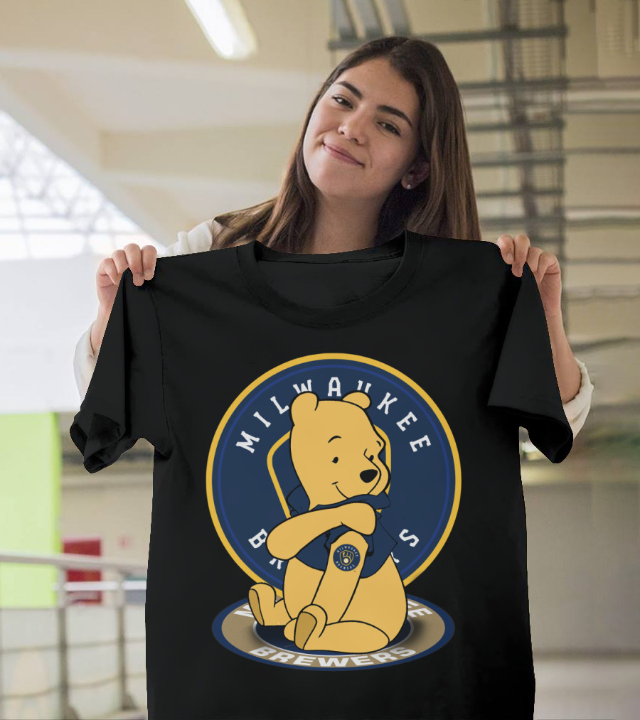 Milwaukee Brewers Pooh Crossover T-Shirt