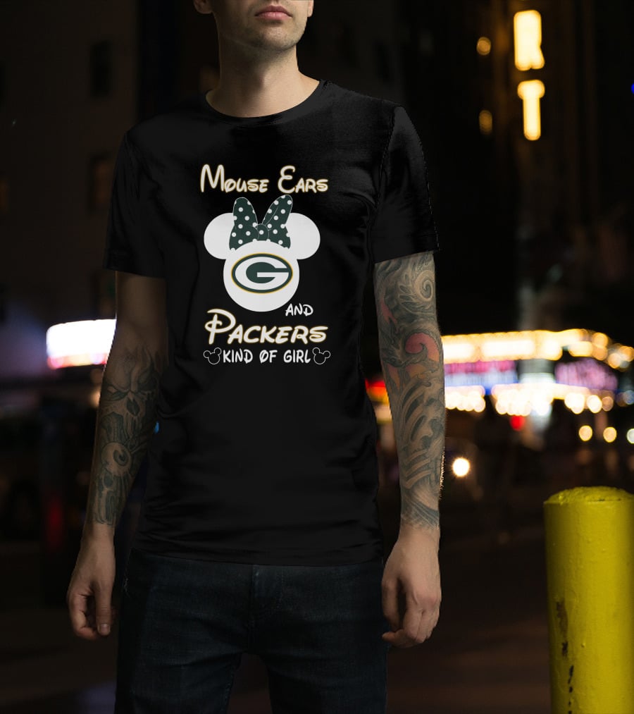 Mouse Ears And Packers Kind Of Girl T-Shirt