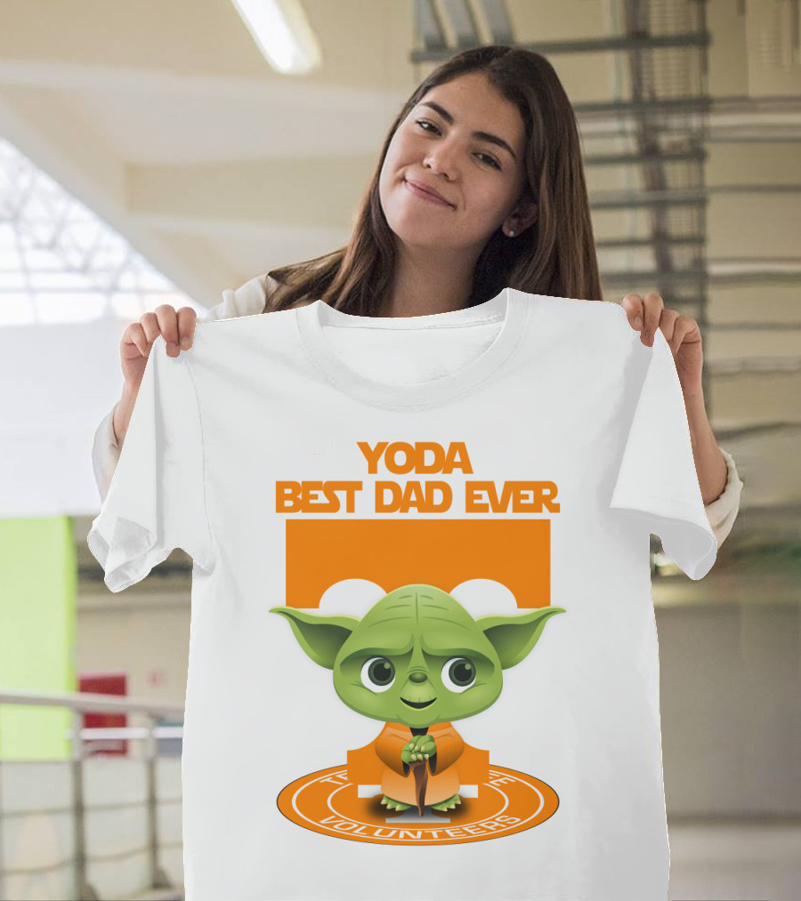 Yoda Best Dad Ever Tennessee Volunteers T-Shirt