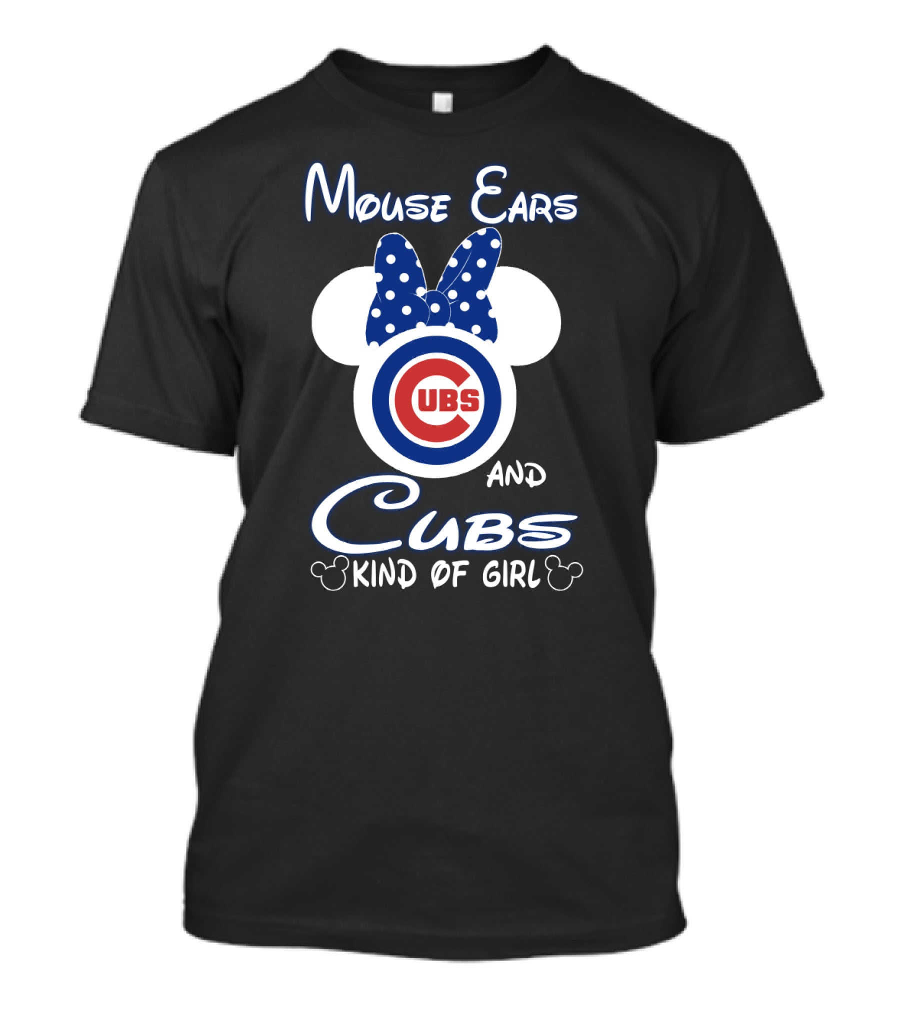 Mouse Ears And Cubs Kind Of Girl T-Shirt
