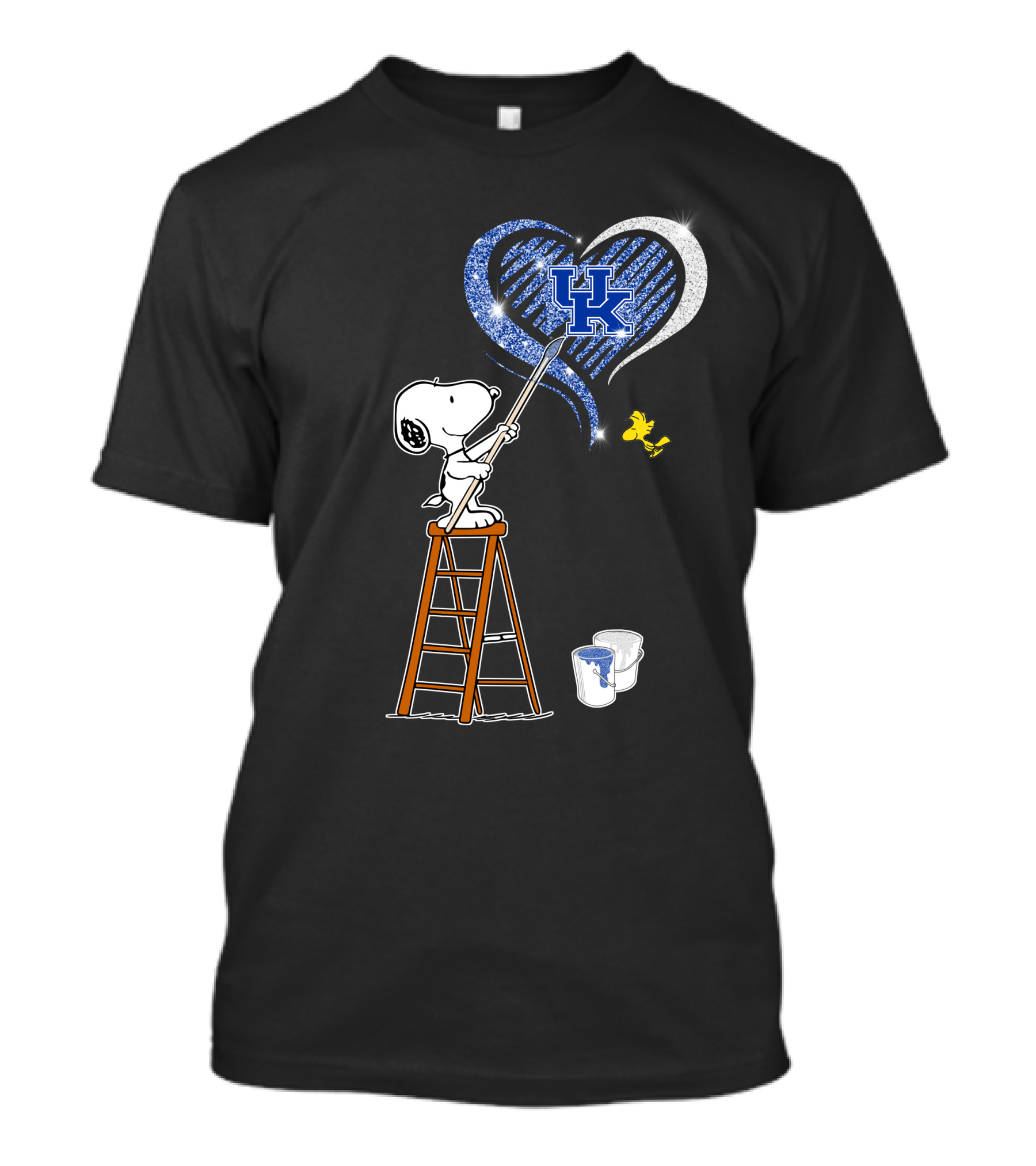 Snoopy Painting Heart Uk Kentucky Wildcats T-Shirt