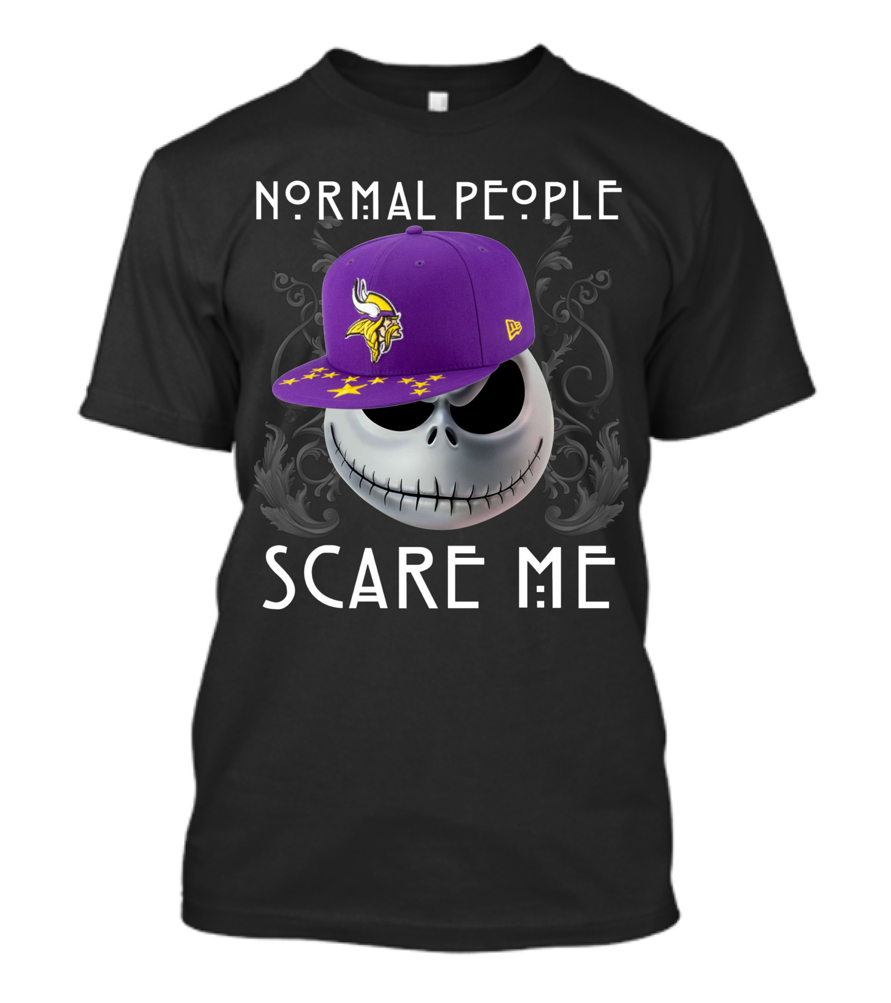 Normal People Scare ME Jack Vikings T-Shirt