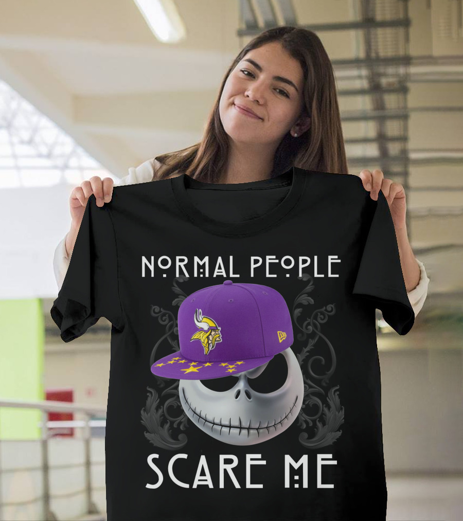 Normal People Scare ME Jack Vikings T-Shirt