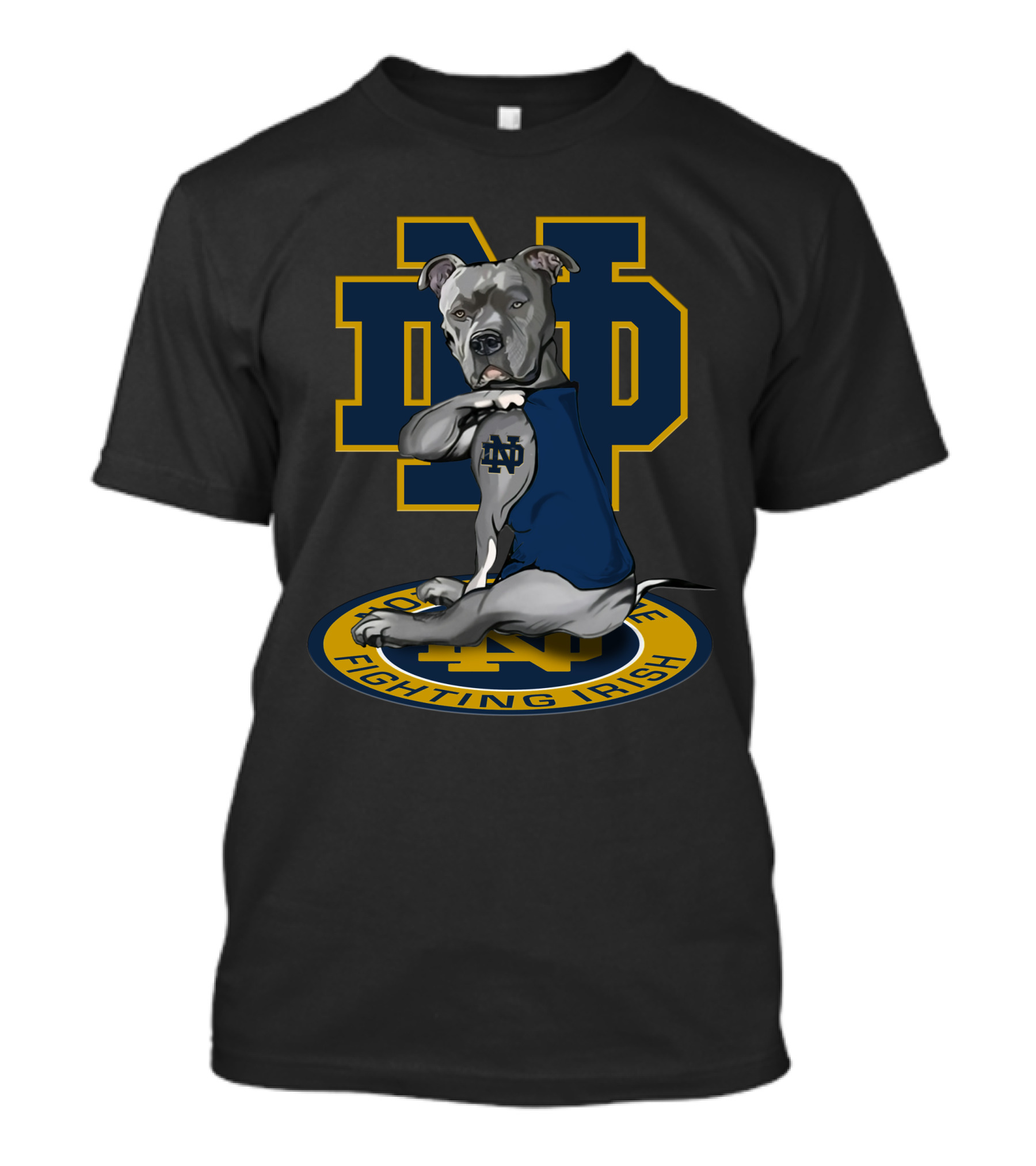 Notre Dame Fighting Irish Bully Mascot Nd T-Shirt