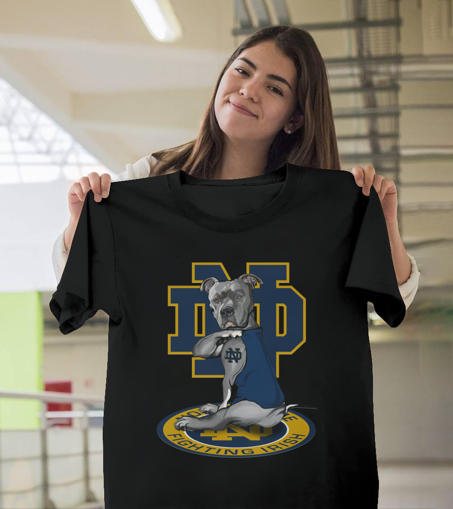 Notre Dame Fighting Irish Bully Mascot Nd T-Shirt
