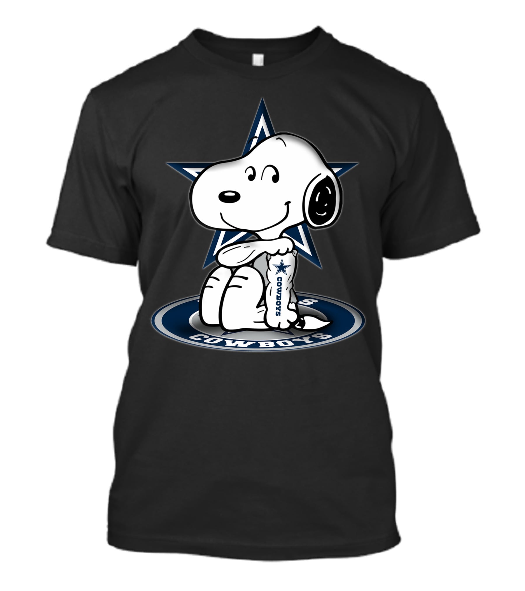 Snoopy Dallas Cowboys Star Logo T-Shirt
