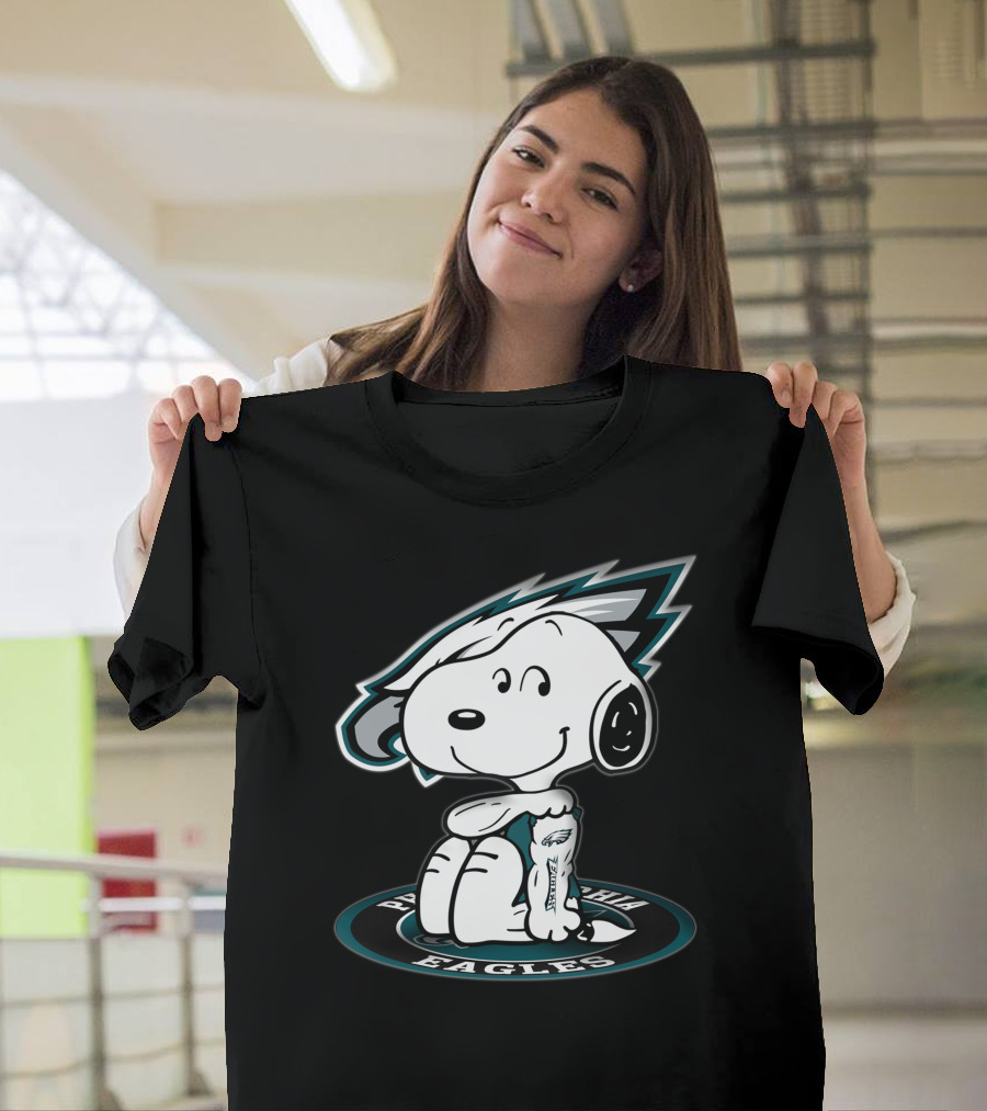 Snoopy Tattoo Philadelphia Eagles T-Shirt