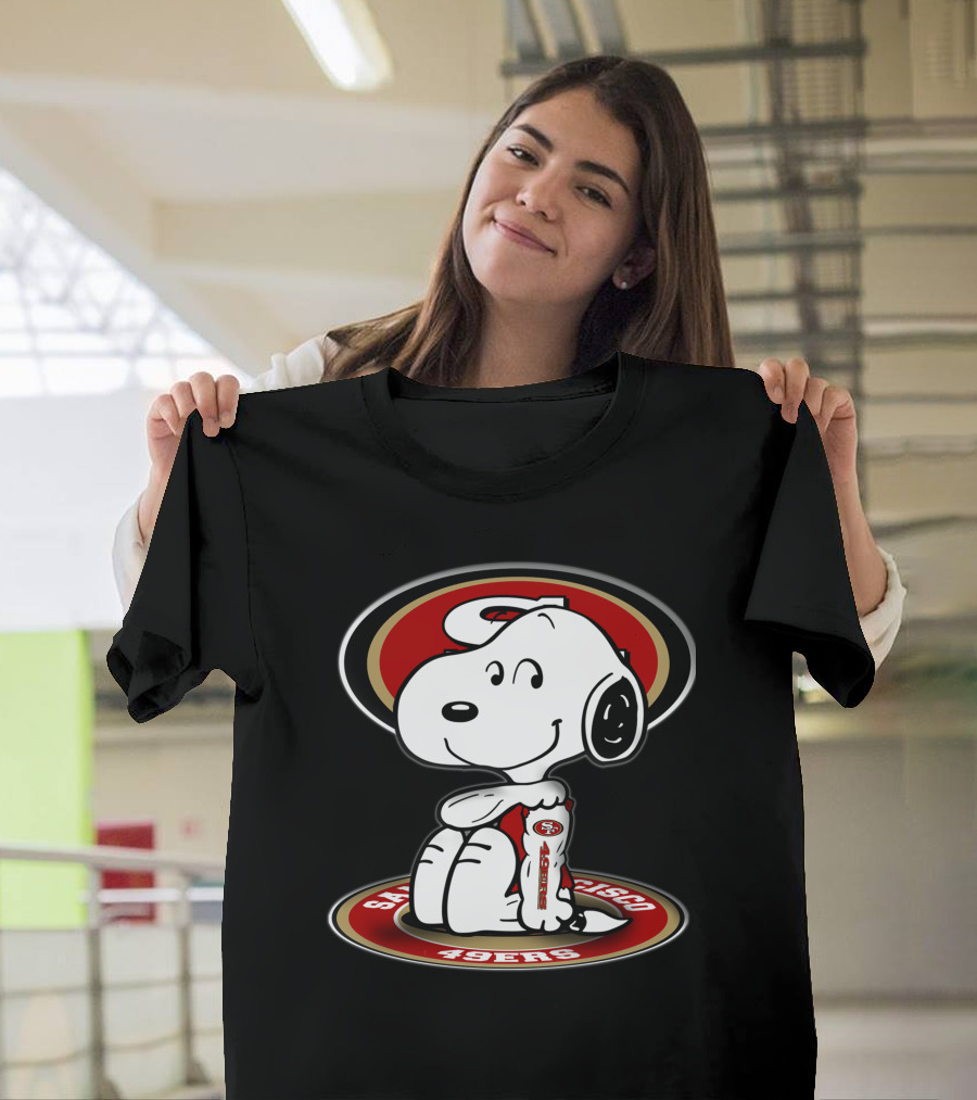 Snoopy San Francisco 49ers Football Fans T-Shirt