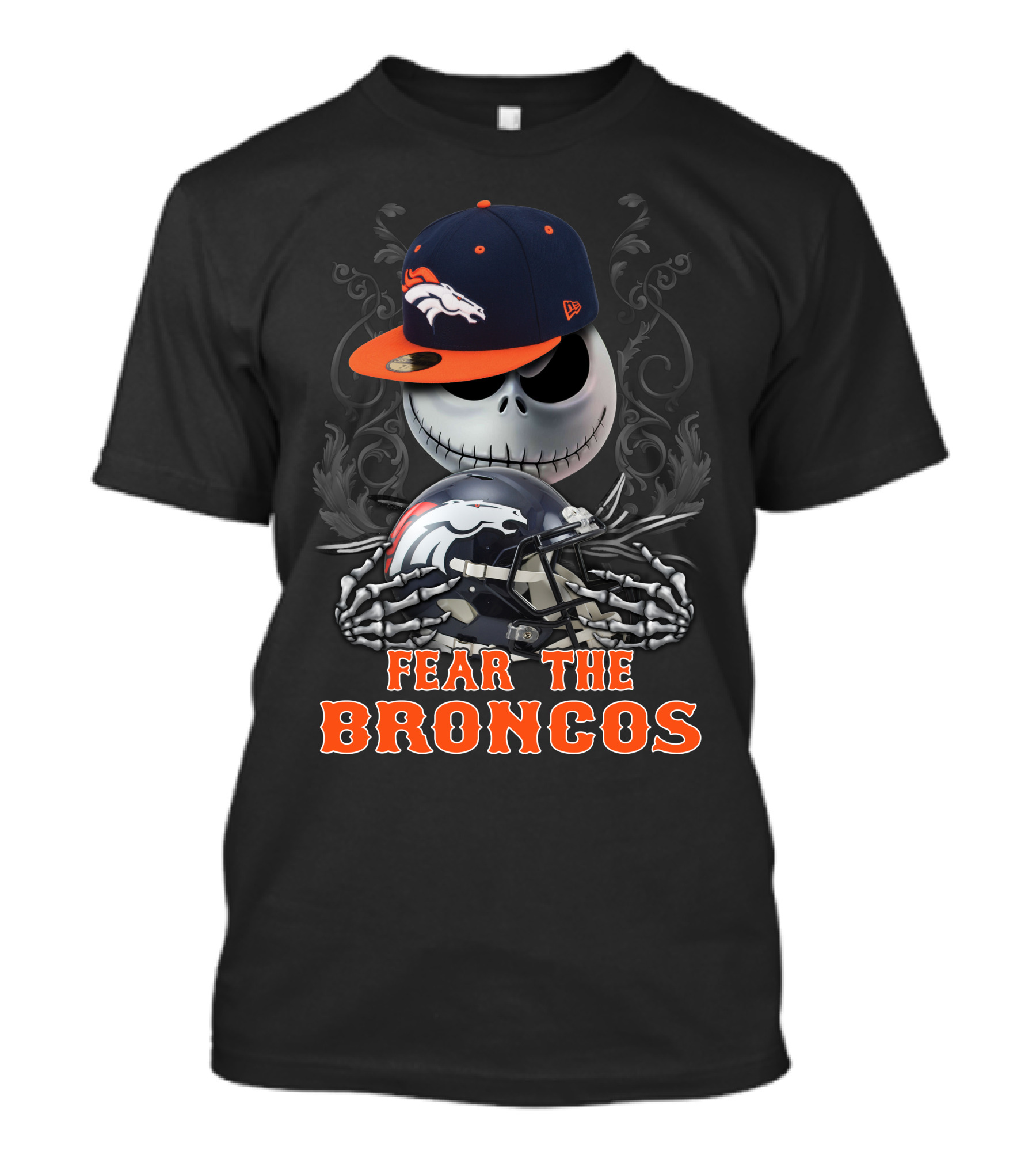 Fear The Broncos Ds001-10 Denver Broncos T-Shirt