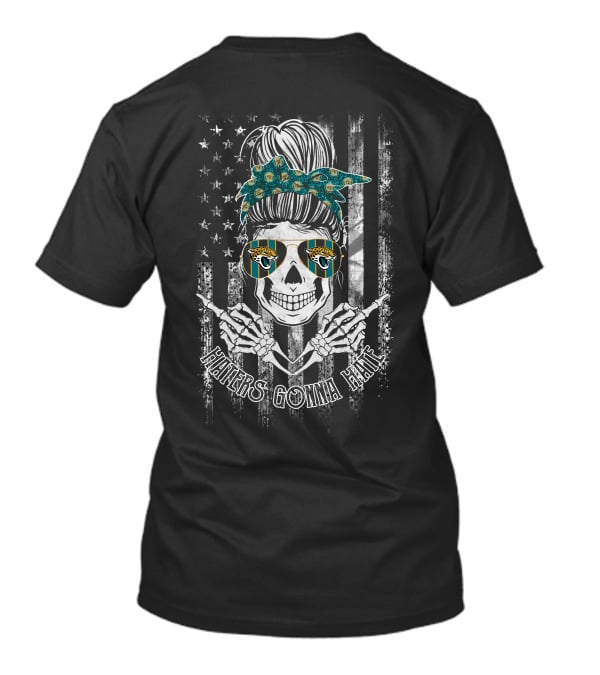 Jacksonville Jaguars Skull Haters Gonna Hate T-Shirt