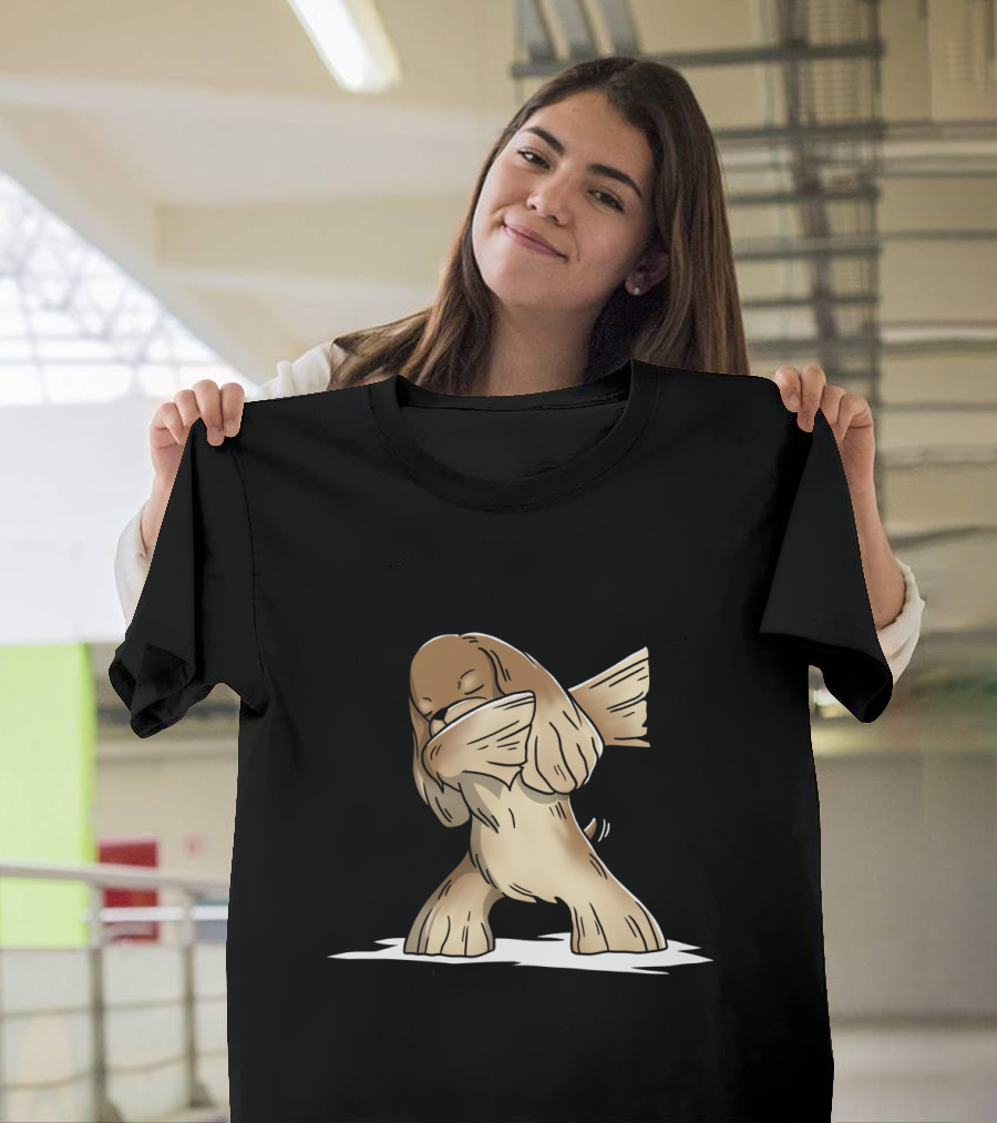 Cocker Spaniel Dog Doing Dab Dance Move in Cute T-Shirt