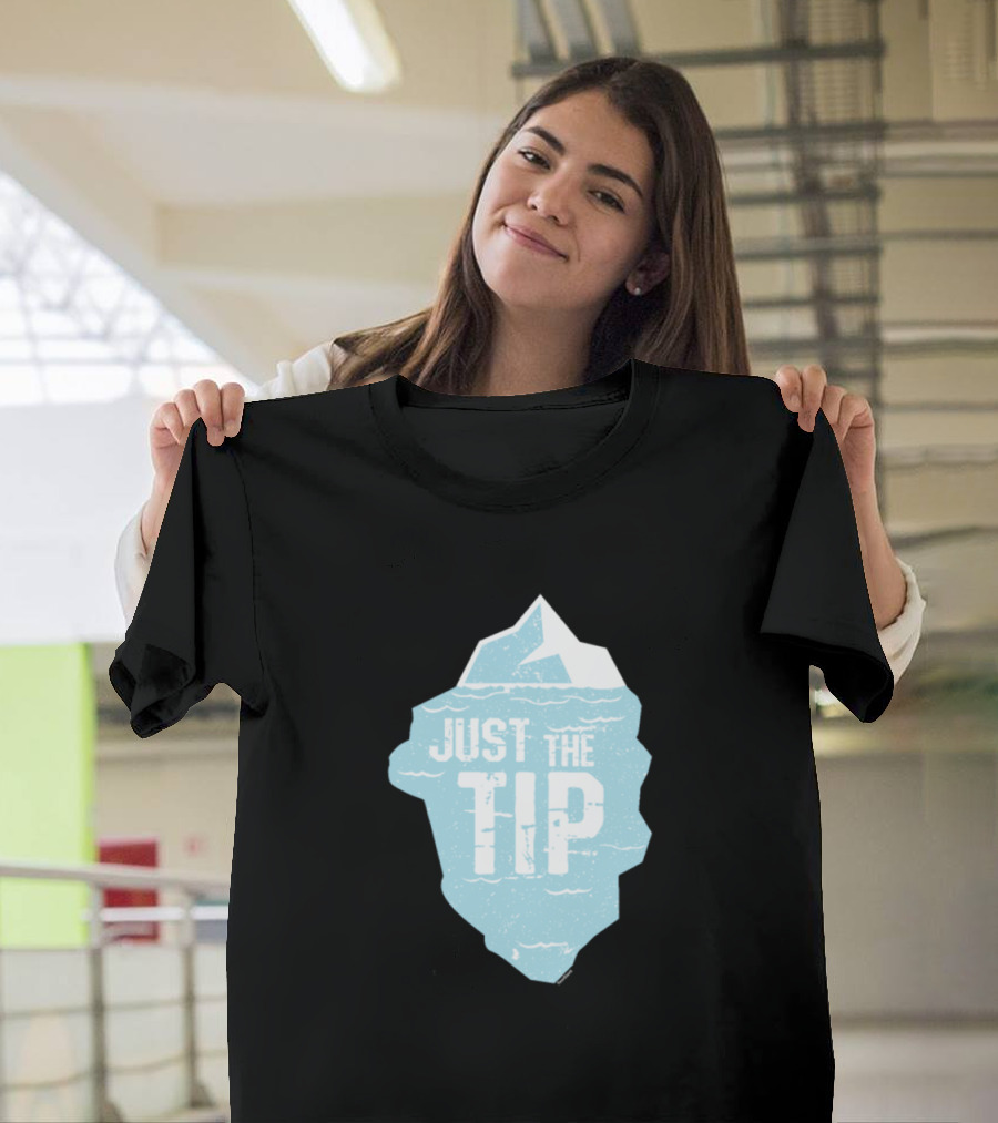Just The Tip Iceberg Graphic with Mountain Peak T-Shirt