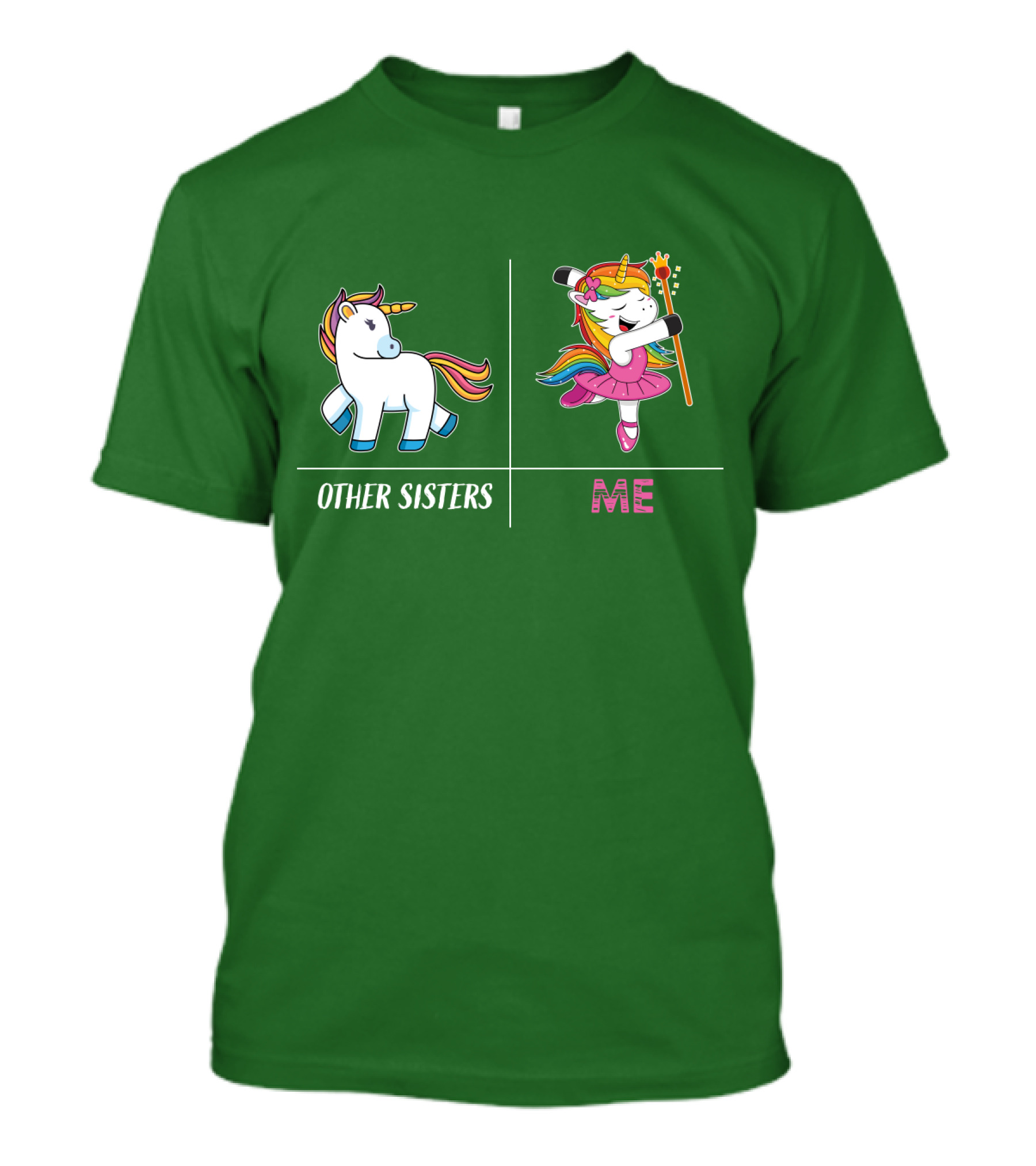 Other Sisters Me Cute Unicorn Ballerina T-Shirt