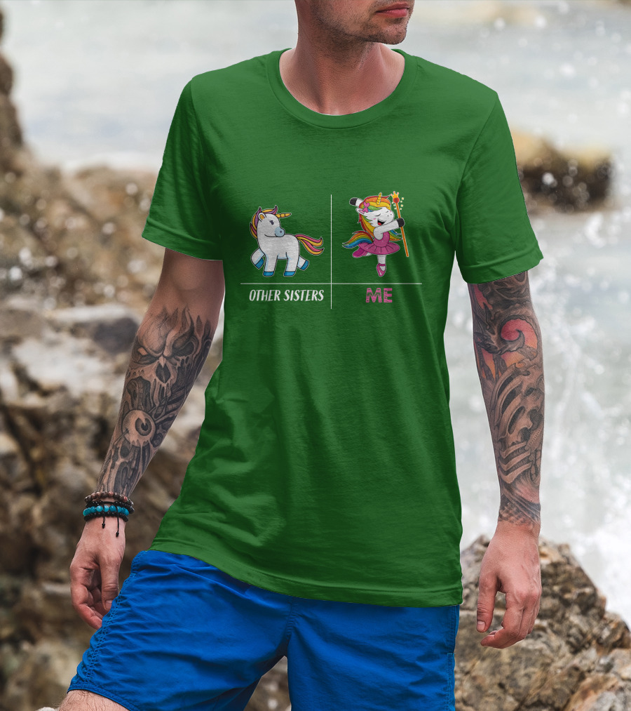 Other Sisters Me Cute Unicorn Ballerina T-Shirt