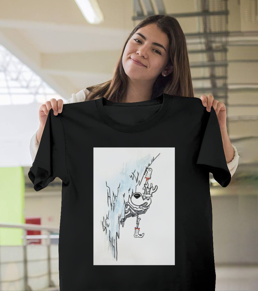 Climb Mr. Bloody Reindeer Ice Climber T-Shirt