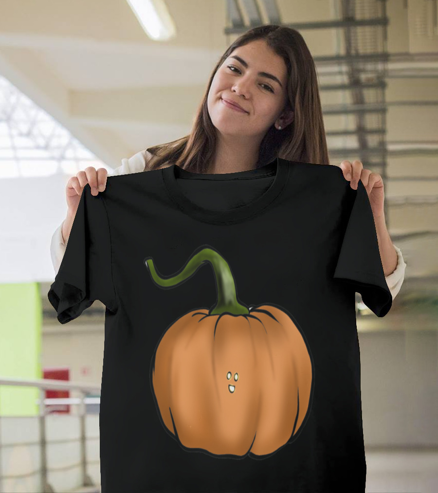 Happy Halloween Pumpkin With Face T-Shirt