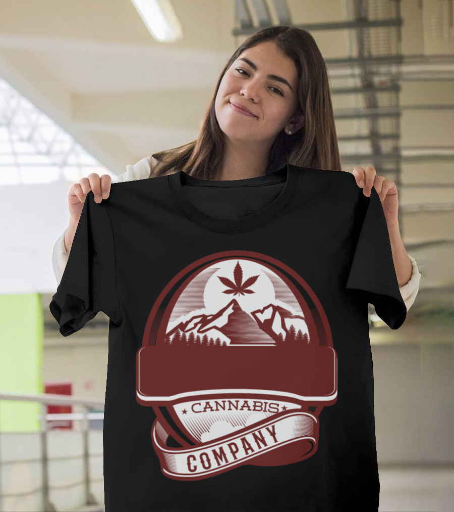 Cannabis Company Mountains Rasta Marihuana Ligualiz T-Shirt