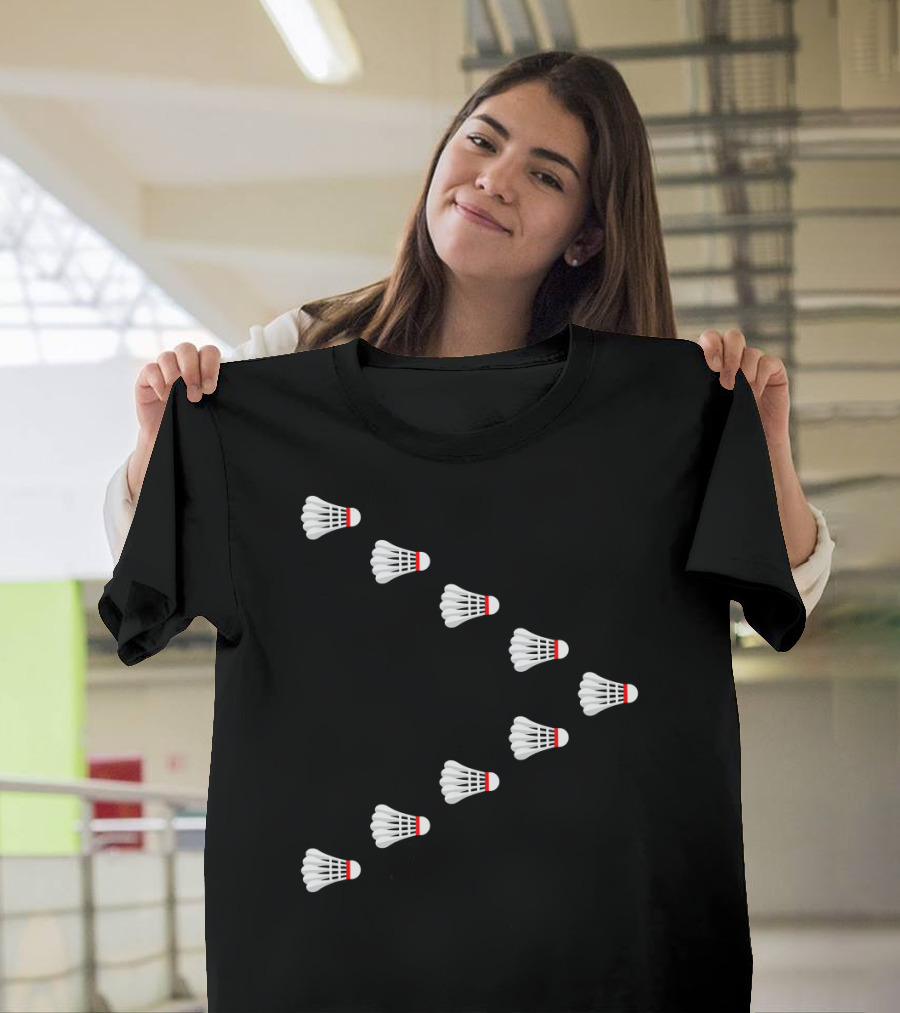 Badminton Shuttlecocks Flying T-Shirt