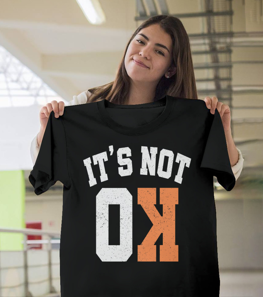 It's Not OK KO Baseball Strikeout Pitcher T-Shirt