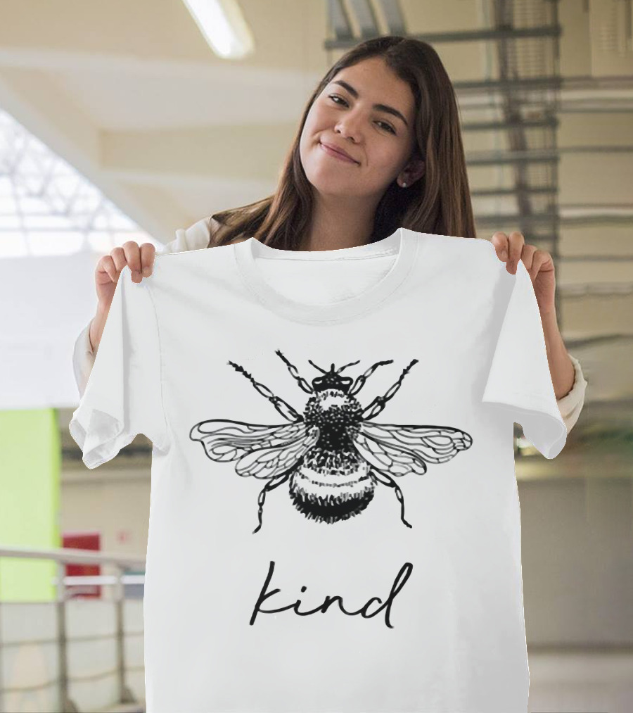 Kind Bumblebee Nature Summer Feminist T-Shirt