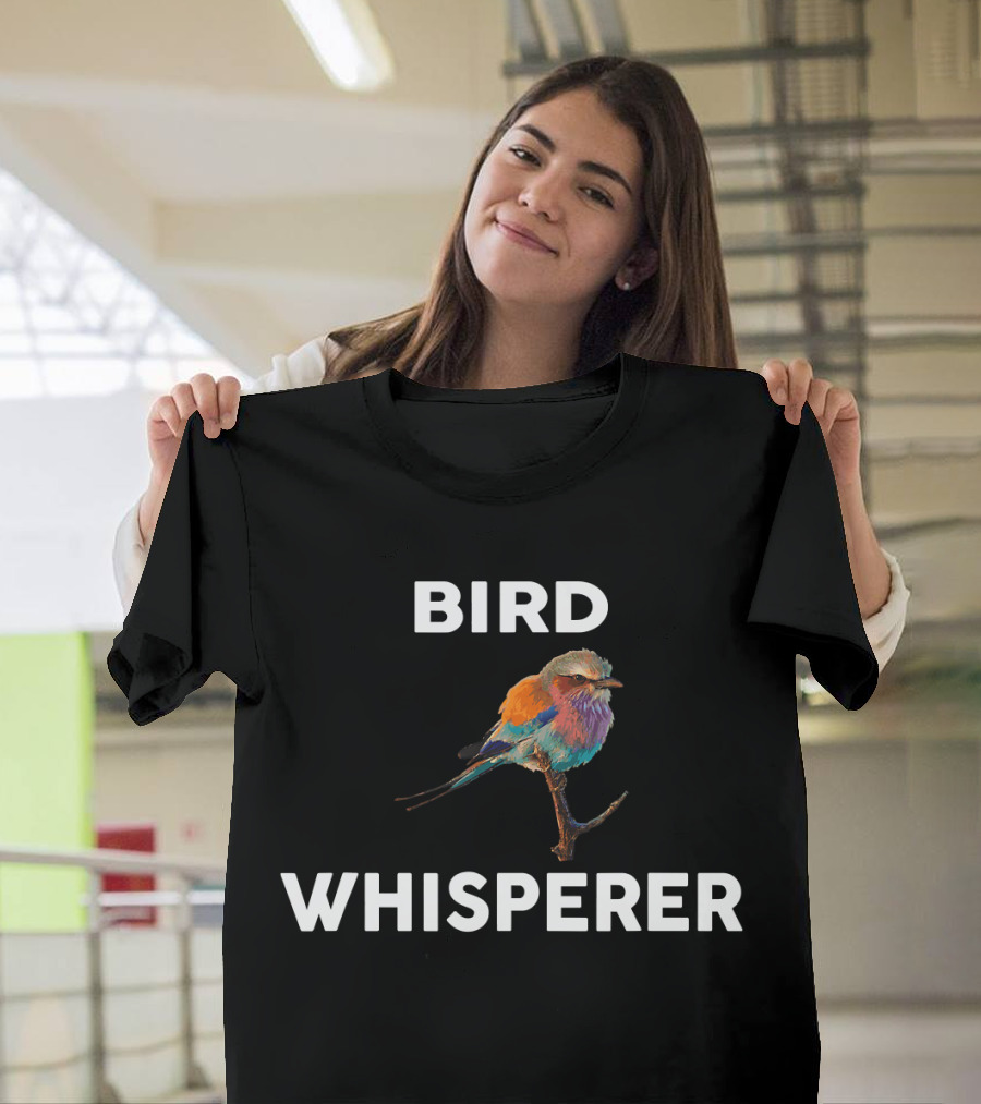 BIRD Whisperer Colourful Bird T-Shirt