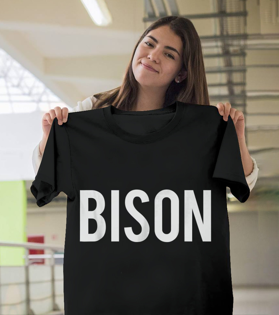 Bison Cool Animal Fan Funny Chea T-Shirt