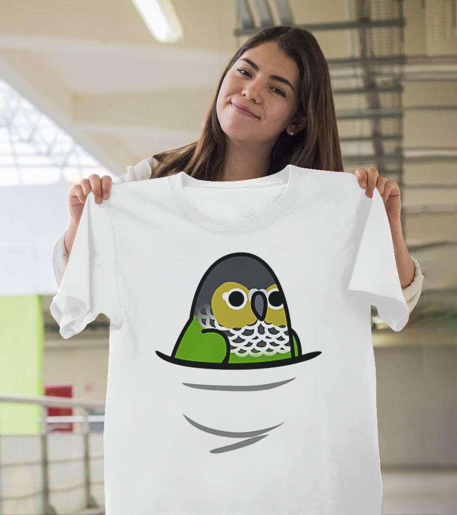 Black Capped Conure Pocket Birds Range T-Shirt