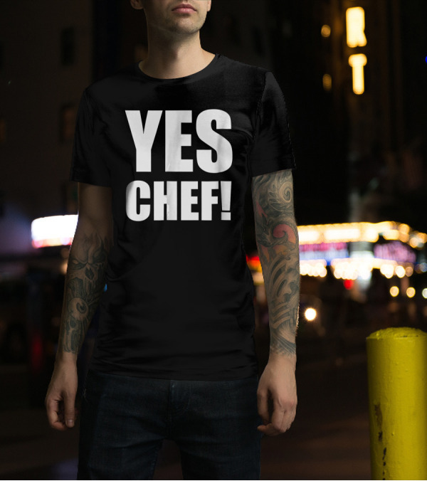 Yes Chef Funny Phrase Iconic T-Shirt