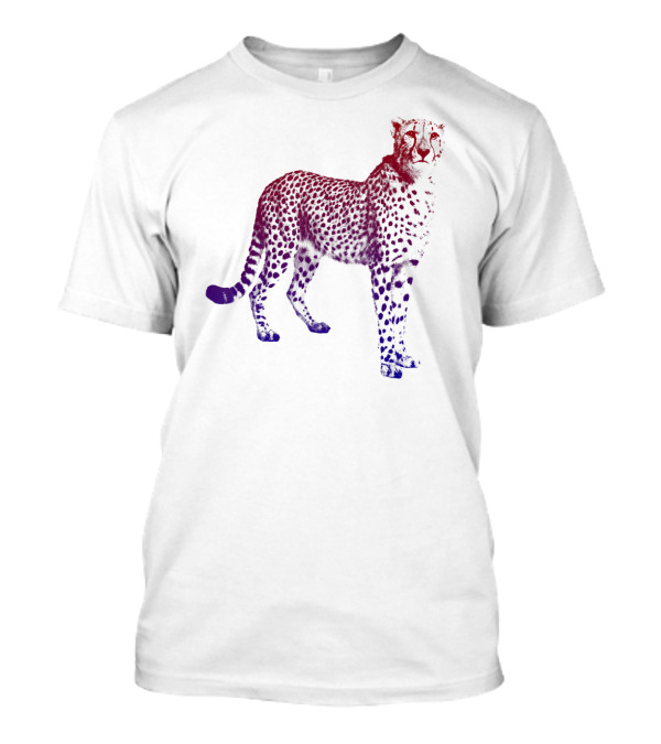 Cheetah Animal Colorful Spectrum T-Shirt