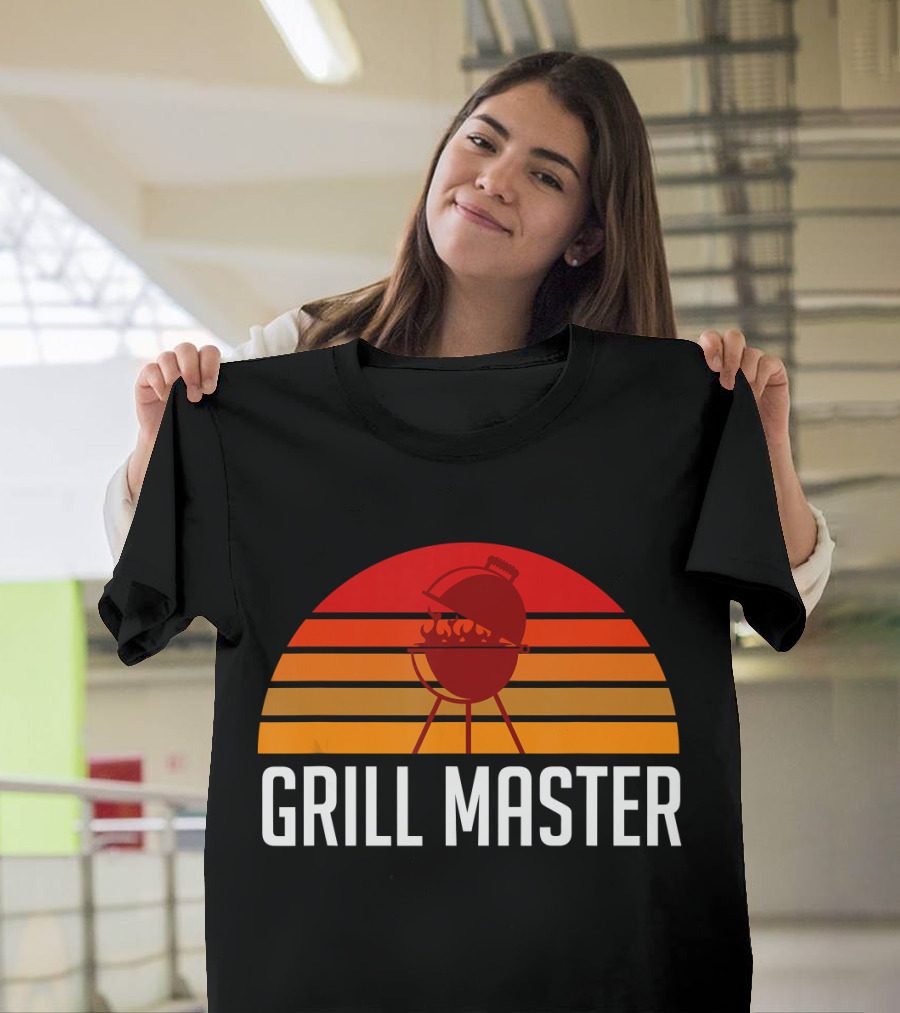 Grill Master Retro BBQ Pit Master T-Shirt