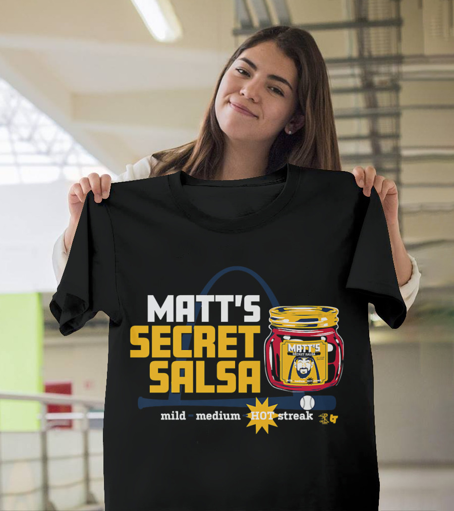 Matt's Secret Salsa Hot Streak Matt Carpenter Mild Medium T-Shirt