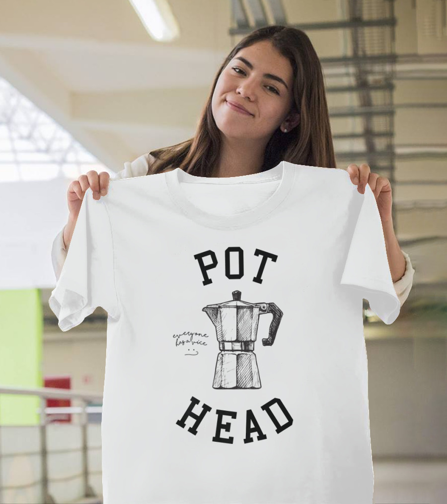 Pot Head Coffee Lovers Moka Pot T-Shirt