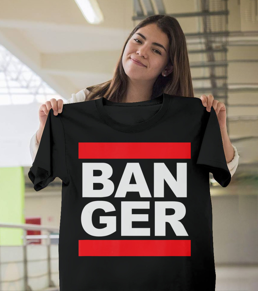 BAN BANGER Headbanger Bass Lovers EDM Dubst T-Shirt