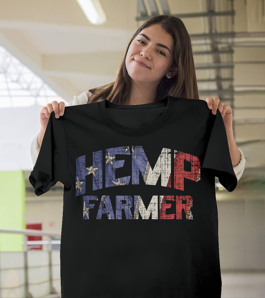 HEMP FARMER USA Cannabis Support CBD T-Shirt