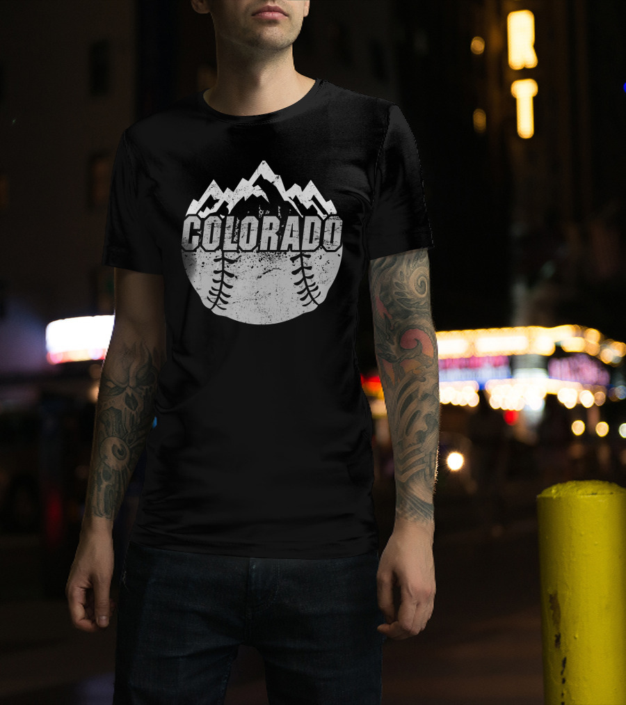 Colorado Rocky Mountains Baseball T-Shirt