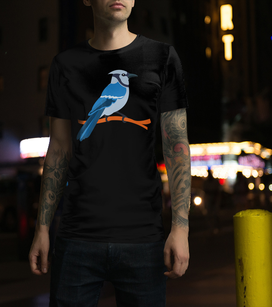 Cool Blue Jay Awesome Bird T-Shirt