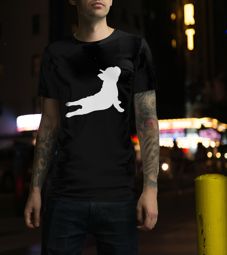 Funny French Bulldog Yoga Pose Cute French Bulldog T-Shirt