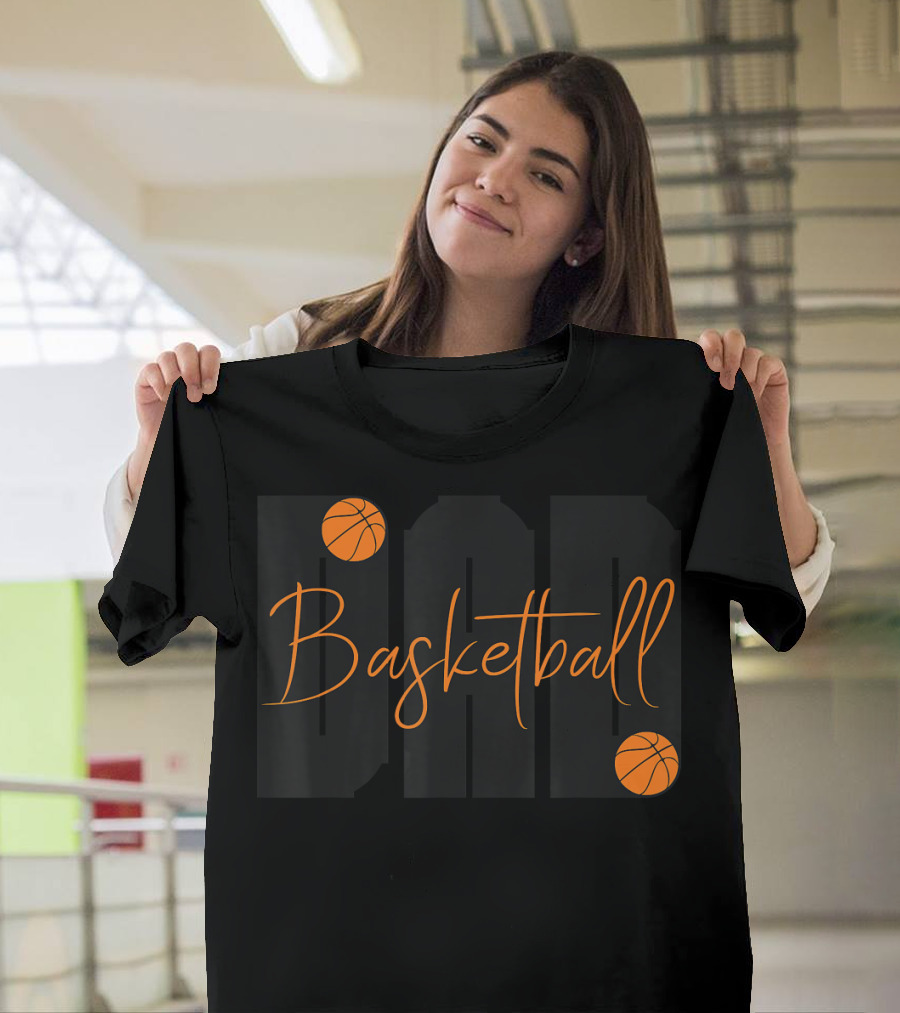 Dad Basketball Lover Father's Day Basketball T-Shirt