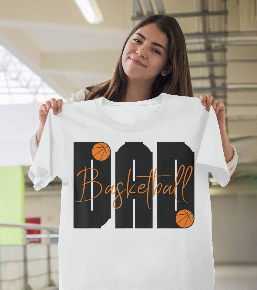 Dad Basketball Lover Father's Day Basketball T-Shirt