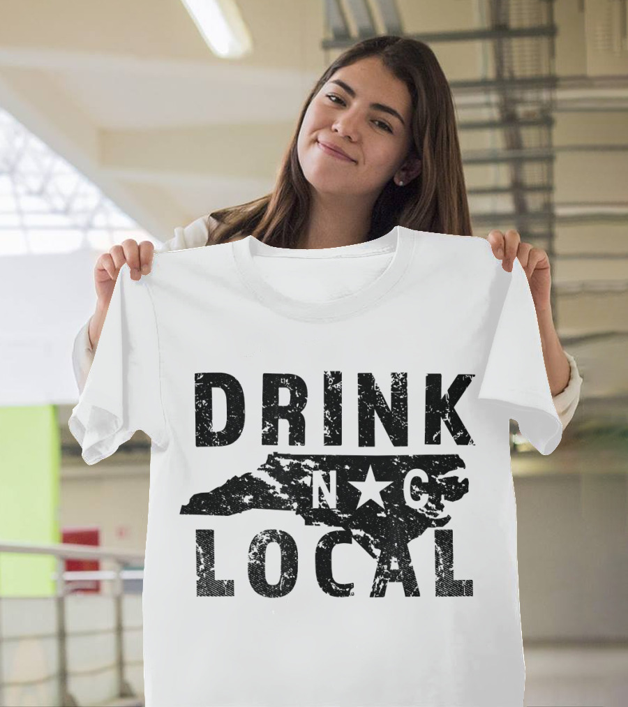 Drink Local NC North Carolina Craft Beer T-Shirt
