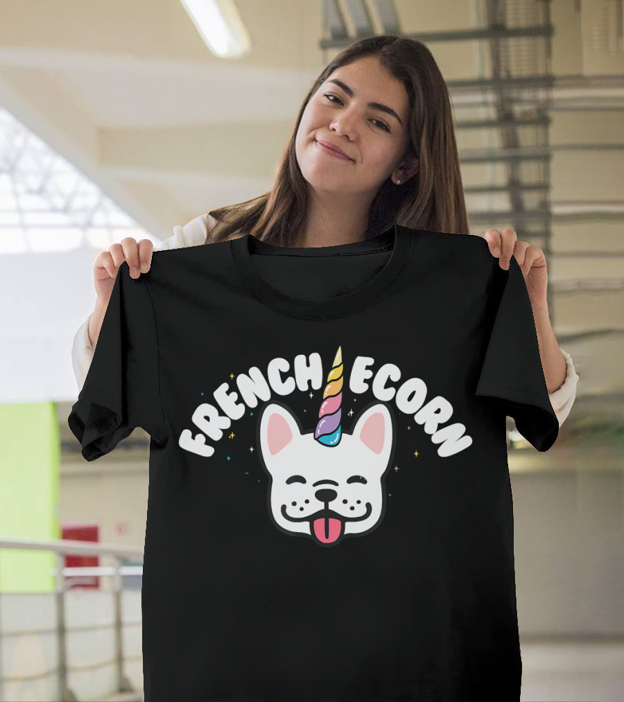 Frenchiecorn French Bulldog Unicorn T-Shirt